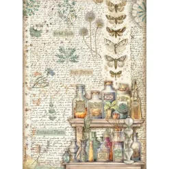 Papel de Arroz Alquimia Fortune Stamperia 21x30cm