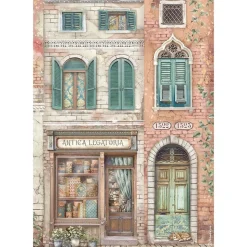 Papel de arroz Antica Legatoria Venice City Of Art Stamperia 21x30cm