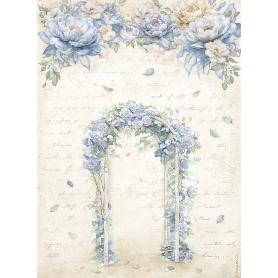 Papel de arroz Arco Timeless Stamperia 21x30cm