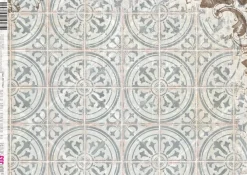 Papel de Arroz Baldosas Decoradas Círculos Bibbidi Bobbidi Boo PapersForYou 30x21cm