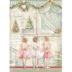 Papel de arroz Ballet The Nutcracker Stamperia 21x30cm