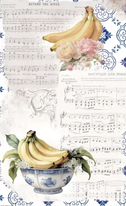 Papel de Arroz Bananas VI Fruits Market PapersForYou 54x33cm