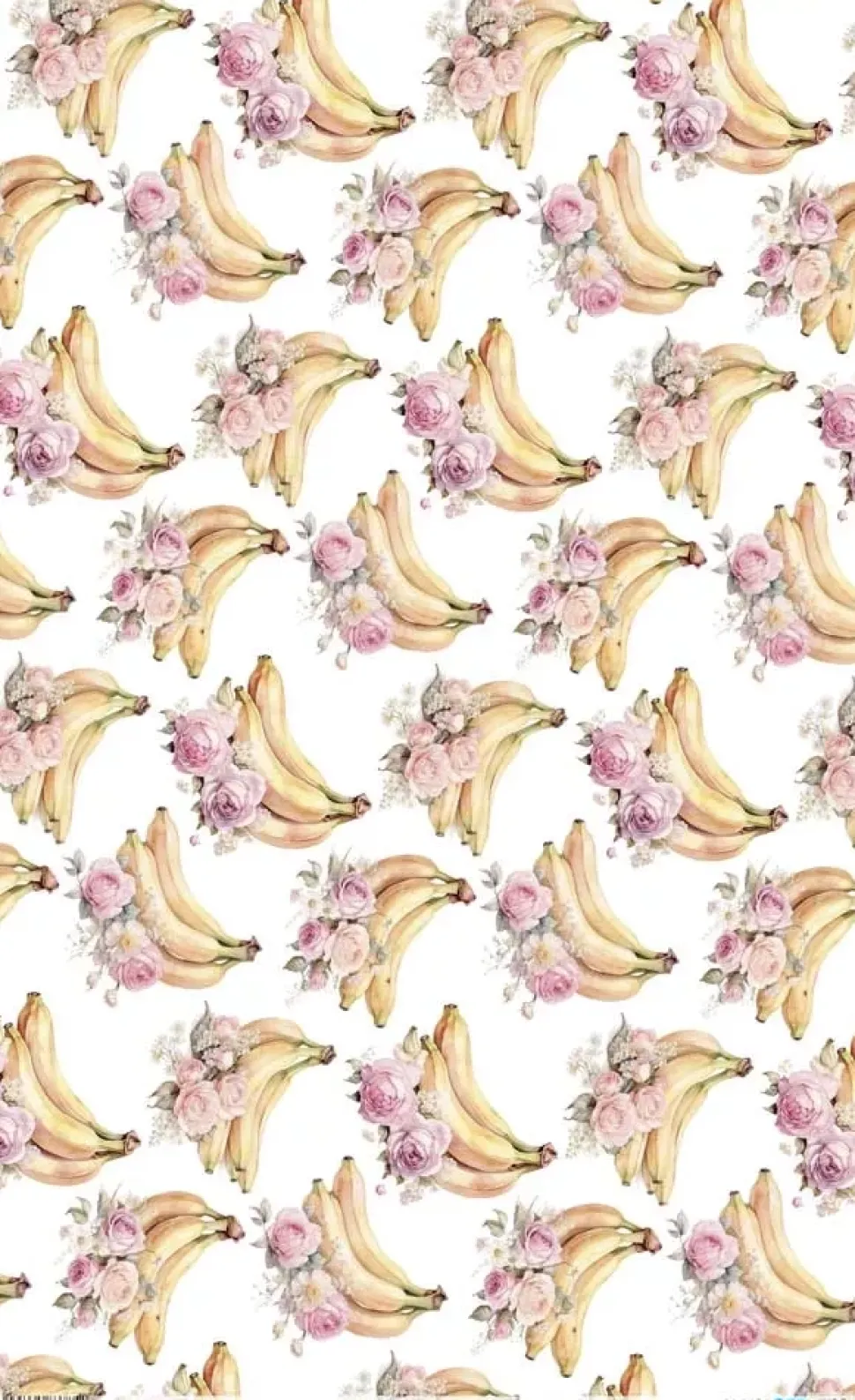 Papel de Arroz Bananas VII Fruits Market PapersForYou 54x33cm