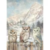 Papel de arroz Búhos The Owl's House Stamperia 21x30cm