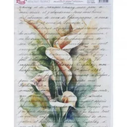 Papel de Arroz Calas Rich 29x42cm
