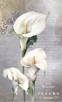 Papel de Arroz Calla Lily IV La Vie en Fleurs PapersForYou 54x33cm