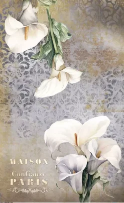 Papel de Arroz Calla Lily II La Vie en Fleurs PapersForYou 54x33cm