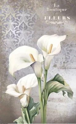 Papel de Arroz Calla Lily III La Vie en Fleurs PapersForYou 54x33cm