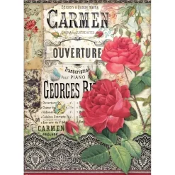Papel de Arroz Carmen Ouverture Desire Stamperia 21x29cm