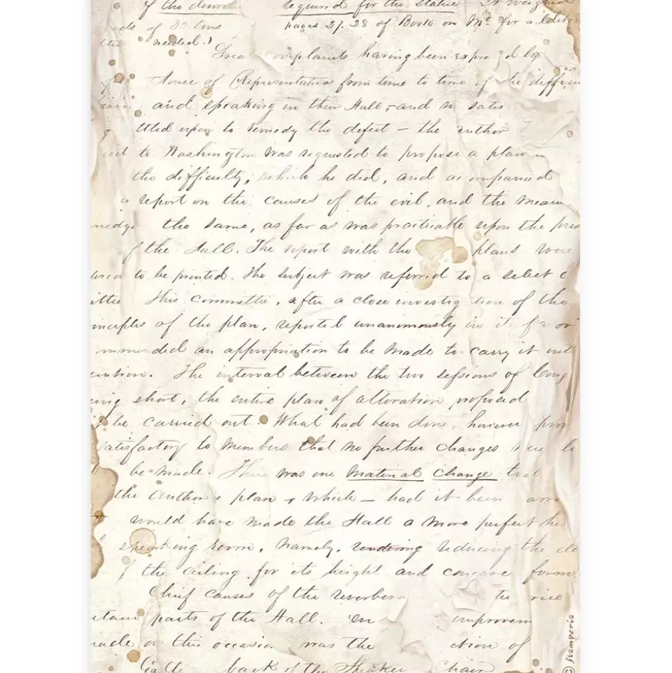 Papel de arroz Carta Best Sellers Stamperia 21x30cm