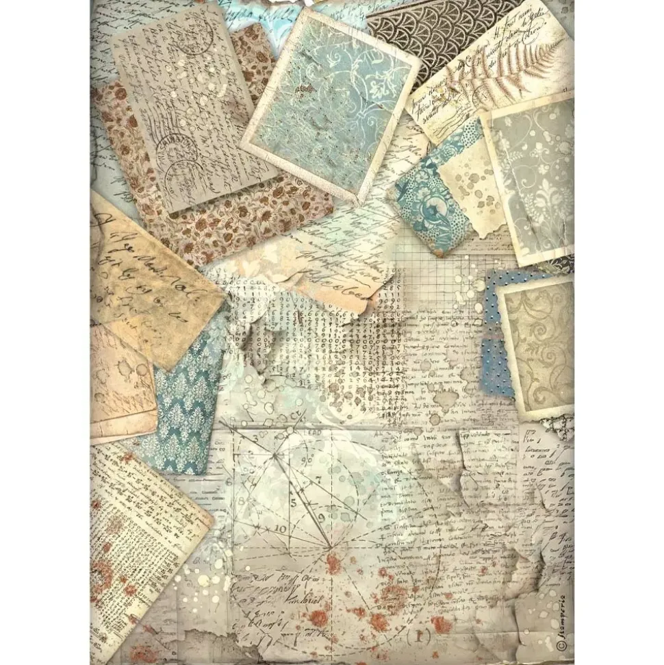 Papel de arroz Cartas Alterego Stamperia 21x30cm