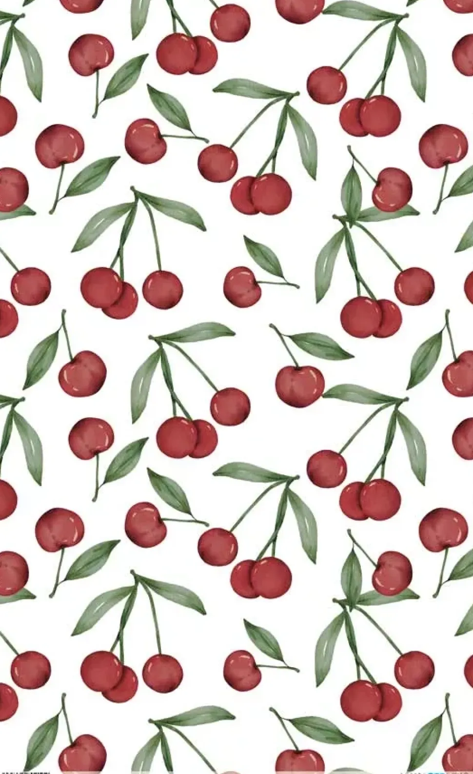 Papel de Arroz Cerezas PapersForYou 54x33cm