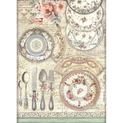 Papel de arroz Cerámica Brocante Antiques Stamperia 21x30cm