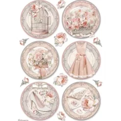 Papel de Arroz Círculos You And Me Stamperia 21x29cm