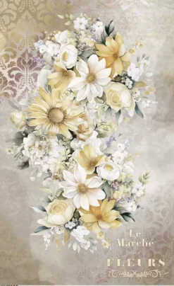 Papel de Arroz Daisies I La Vie en Fleurs PapersForYou 54x33cm