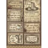 Papel de arroz Etiquetas Coffee & Chocolate Stamperia