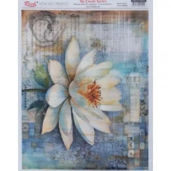 Papel de Arroz Flor de Loto Rich 29x42cm