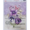 Papel de Arroz Flores Violeta Rich 29x42cm