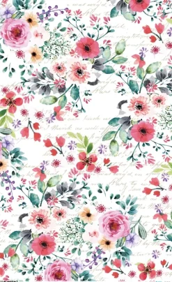 Papel de arroz Flower festival PapersForYou 54x33cm