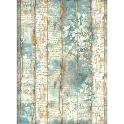 Papel de arroz Fondo de Madera Alterego Stamperia 21x30cm