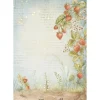 Papel de arroz Fresas Romantic Hidden Grove Stamperia 21x30cm