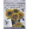 Papel de Arroz Girasoles con Mensaje Rich 29x42cm