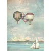 Papel de arroz Globos Aerostáticos Sea Land Stamperia 21x30cm