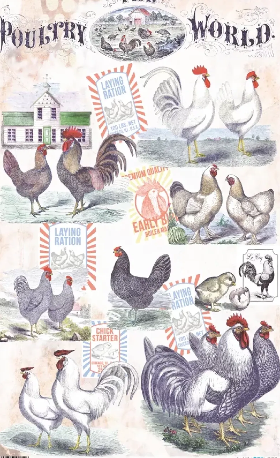 Papel de arroz Granero Classic PapersForYou 54x33cm