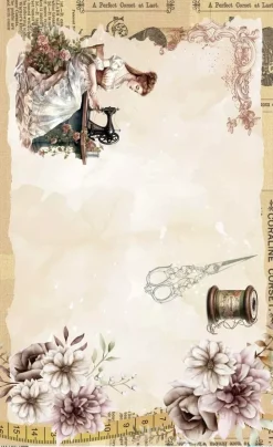 Papel de Arroz Hilo L´Atelier PapersForYou 54x33cm