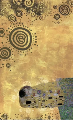 Papel de arroz Kiss Abstract Art PapersForYou 54x33cm