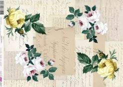 Papel de Arroz Letter from the Heart PapersForYou 30x21cm