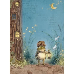 Papel de arroz Mr. Frog Romantic Hidden Grove Stamperia 21x30cm