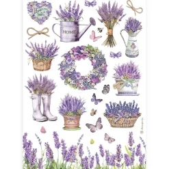 Papel de arroz Provence Best Sellers Stamperia 21x30cm