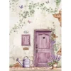 Papel de arroz Puerta Lavender Stamperia 21x30cm