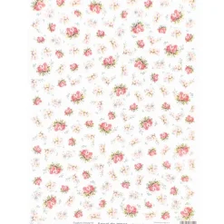 Papel de arroz Ramilletes de flores Orita 29x41cm