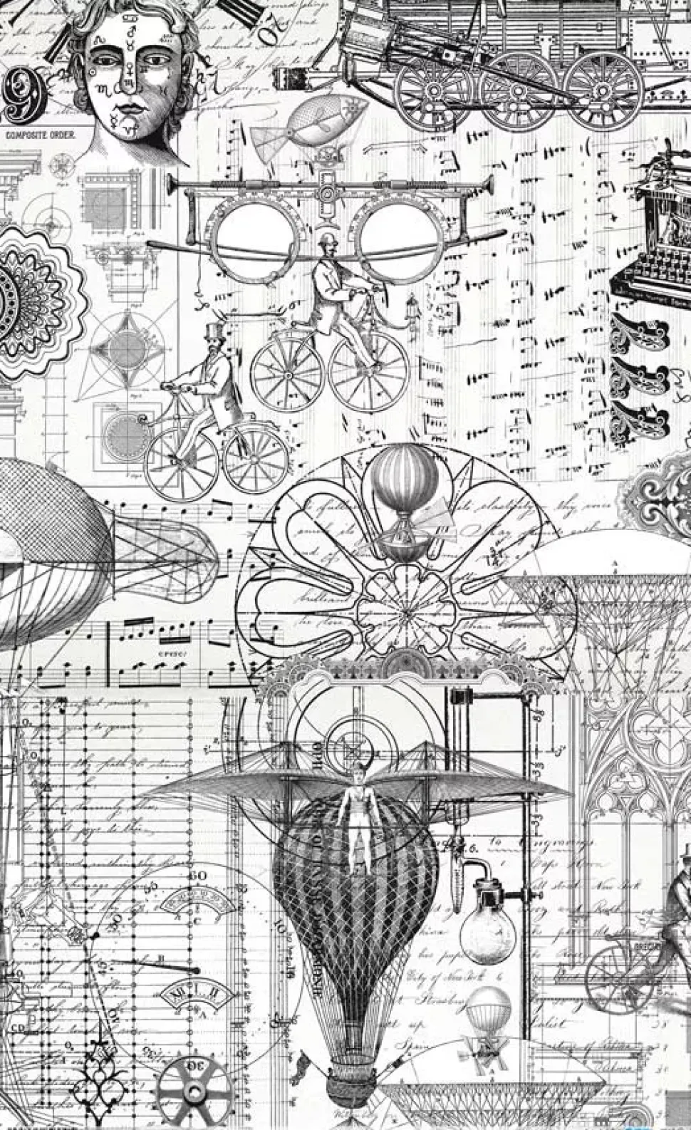 Papel de Arroz Steampuk #01 PapersForYou 54x33cm