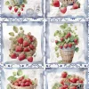 Papel de Arroz Strawberry III Fruits Market PapersForYou 54x33cm