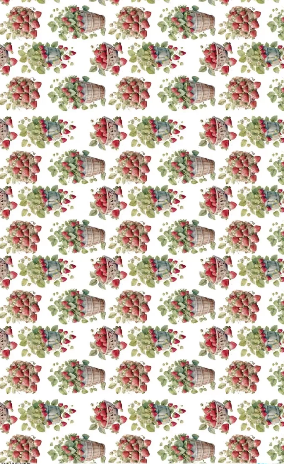 Papel de Arroz Strawberry V Fruits Market PapersForYou 54x33cm