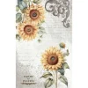Papel de Arroz Sunflowers I La Vie en Fleurs II PapersForYou 54x33cm