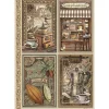 Papel de arroz Tarjetas Coffee & Chocolate Stamperia