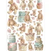 Papel de arroz Teddy Bears Best Sellers Stamperia 21x30cm
