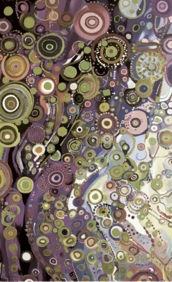 Papel de arroz Violet Abstract Art PapersForYou 54x33cm