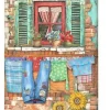 Papel de arroz Window Sunflower Art Stamperia 21x29,7cm