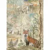 Papel de Arroz Zorro Forest Stamperia 21x30cm