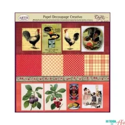 Papel de Decoupage 0813279 Cocina 32x31 cm. Dayka