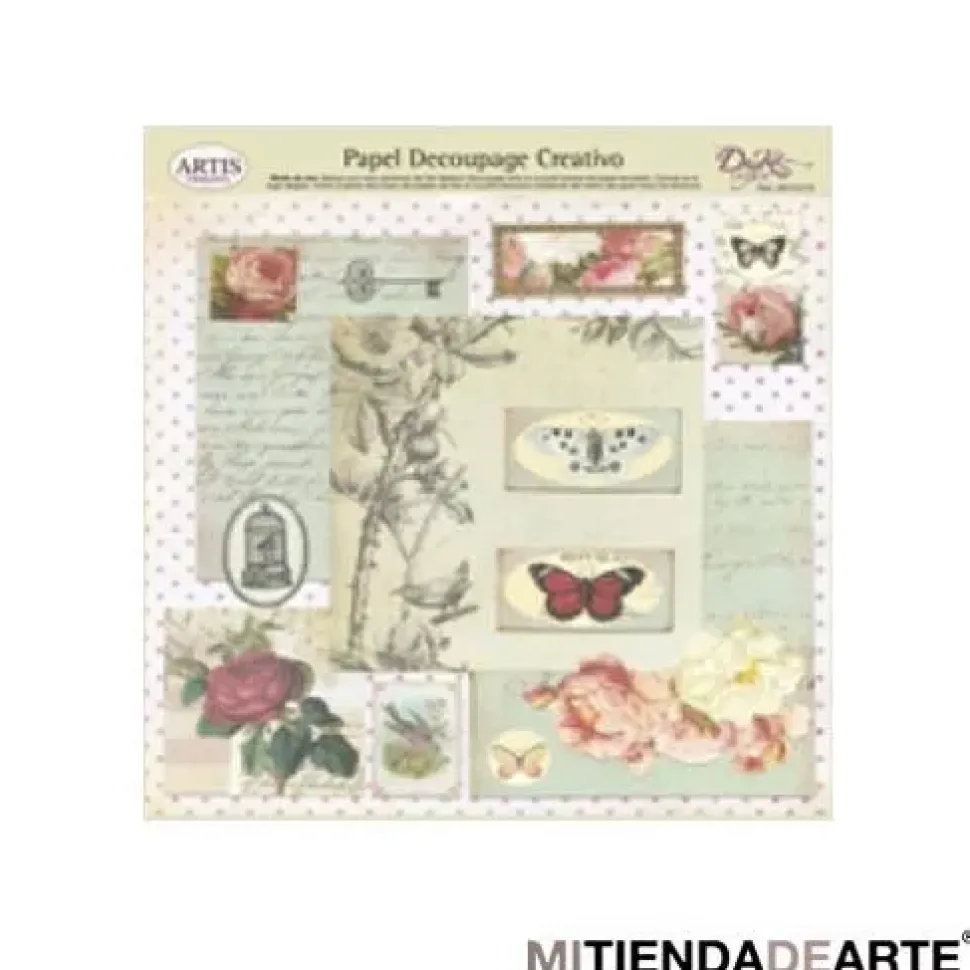 Papel de Decoupage 0813379 Primavera 30x30 cm. Dayka