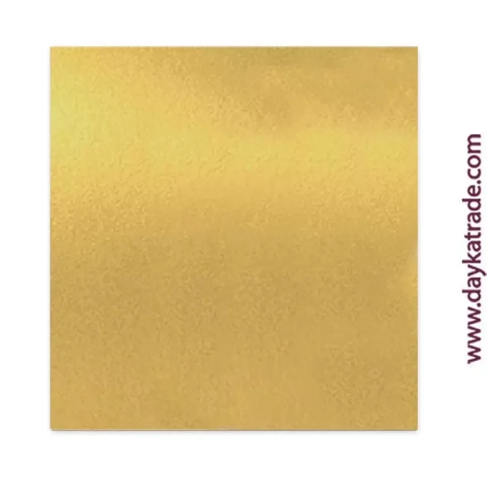Papel de Scrapbooking Metálico Oro Dayka 30x30cm