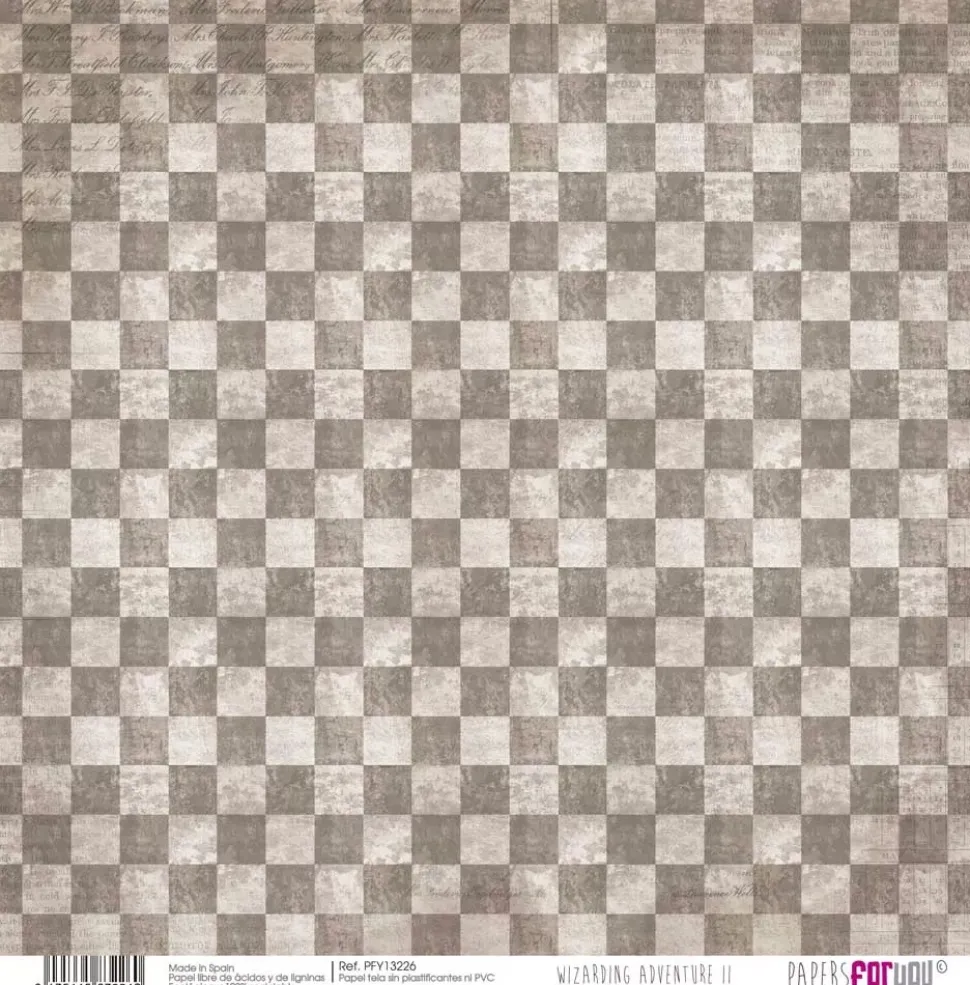 Papel de tela Ajedrez Wizarding Adventure II PapersForYou 30x30cm