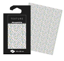 Papel Decopatch Texture Flores