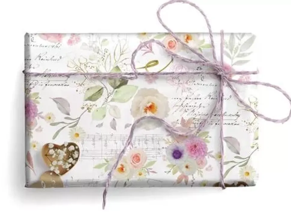 Papel flores y música Kartos 49,5x68cm